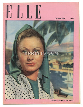 ELLE N°37 du 30 Juillet 1946 Pierre Balmain