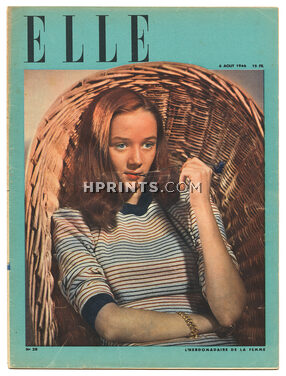 ELLE N°38 du 6 Août 1946 Niki de Saint-Phalle Gérard Philippe