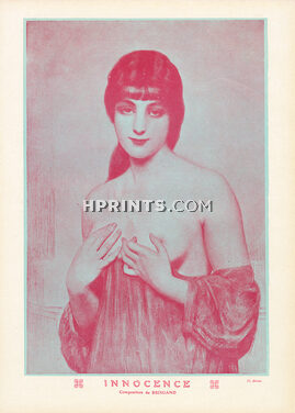 Gustave Brisgand 1913 Innocence, Topless
