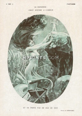 Chéri Hérouard 1920 Mermaid, Croit encore à l'amour et ne porte pas de bas de soie