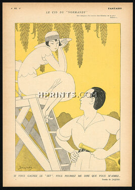 Le Cid du Normandy, 1920 - Jaques Lovers at the Normandy Hotel, Deauville, Tennis