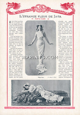 L'Étrange Fleur de Java - Mata Hari, 1908 - Dance, Text by Edouard Beaudu