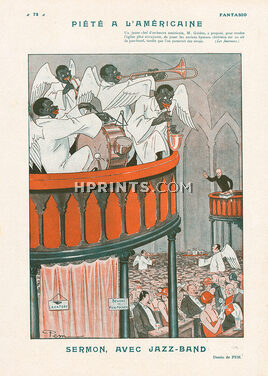 Pem 1925 Sermon with Jazz-Band, Church The American Way