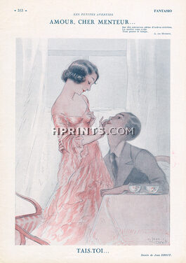 Jean Droit 1932 Lovers, "Amour, Cher menteur"