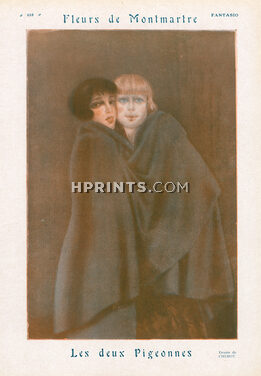 Fleurs de Montmartre — Les Deux Pigeonnes, 1924 - Chimot