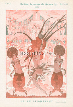Le Nu Triomphant, 1924 - Armand Vallée Petites Femmes de Revue, Oriental Costumes, Chorus Girl