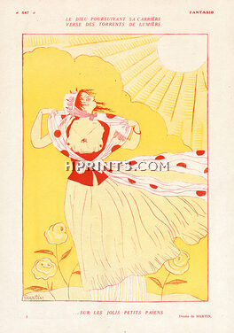Charles Martin 1920 Des Torrents de Lumière... Sur Les Jolis Petits Païens
