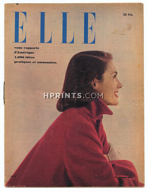 ELLE N°114 du 27 Janvier 1948 Elle à New York Hélène Gordon-Lazareff Richard Avedon