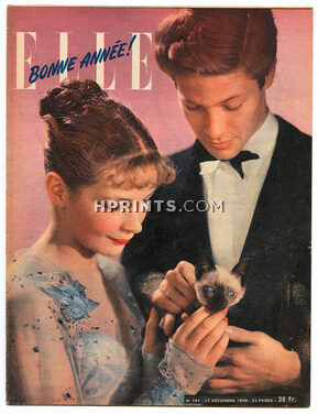ELLE N°161 du 27 Décembre 1948 Jeanne Lafaurie Marcel Pagnol