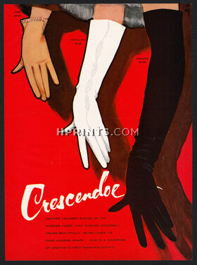 Crescendoe (Gloves) 1957 René Gruau