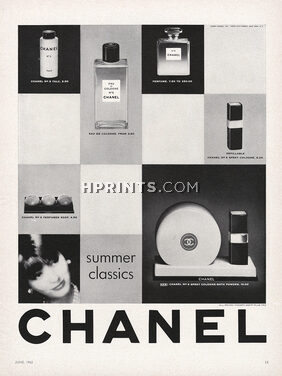 Chanel (Perfumes) 1962 Summer Classics