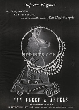 Van Cleef & Arpels 1954 Rolls-Royce, Maximilian Furs, Supreme Elegance