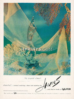 Hanes (Hosiery) 1962 Mermaid