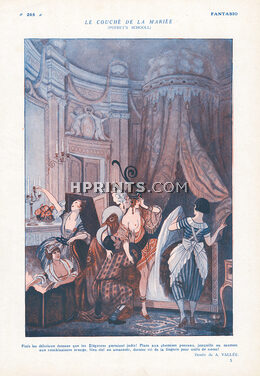 Armand Vallée 1919 Le Couché de la Mariée, "Poiret's School"