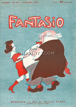 Auguste Roubille 1913 Tango Dance Fantasio Cover