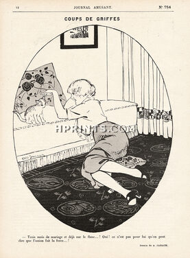 Albert Jarach 1913 Coups de Griffe, Cat