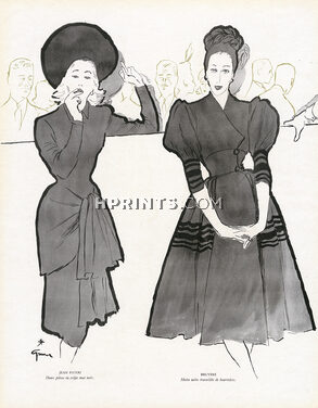 René Gruau 1945 Jean Patou, Bruyère