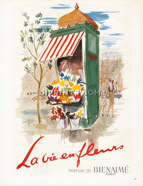 Bienaimé (Perfumes) 1945 La Vie en Fleurs, Floristry