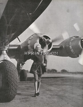 Madeleine de Rauch 1945 Photo Jean Moral
