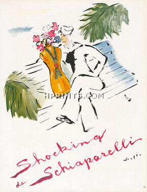 Schiaparelli (Perfumes) 1945 Shocking, Sailor, Marcel Vertès