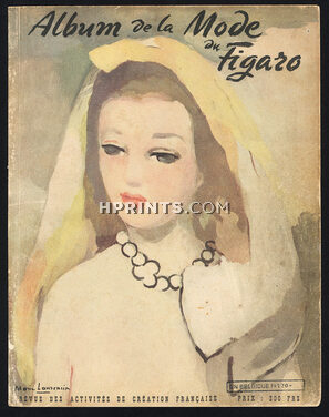 Album de la Mode du Figaro 1945 Cover, Marie Laurencin