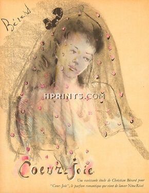 Nina Ricci (Perfumes) 1945 Christian Bérard, Cœur-Joie