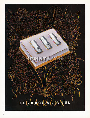 Caron (Cosmetics) 1948 Le Rouge à Lèvres, Lipstick Box