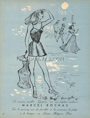 Marcel Rochas (Beachwear) 1948 Raymond Baumgartner