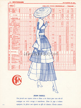 Jean Farell (Couture) 1948 Jc. Haramboure, Sncf