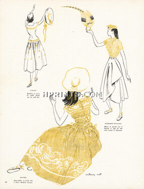 Bruyère (Couture) 1948 Victoria Nat, Carven, Madeleine de Rauch