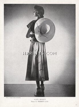 Alex Maguy (Couture) 1949 Photo Craquin