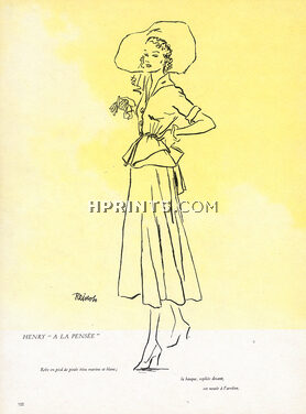 Henry a la Pensée (Couture) 1949 Reinoso