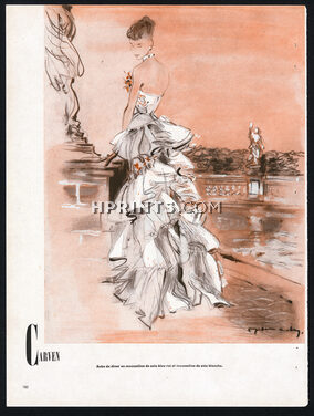 Carven 1948 Evening gown, Jacques Demachy