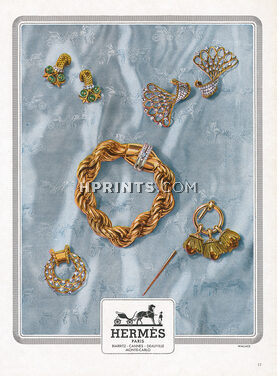 Hermès (Jewels) 1948 Broche, Bracelet, Clip