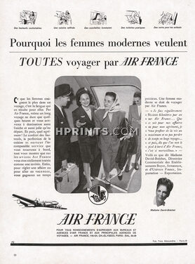 Air France 1948 Les Femmes Modernes, David-Bréchet