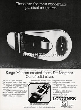Longines (Watches) 1974 Serge Manzon