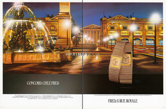 Fred 1982 Place de la Concorde, Concord Delirium