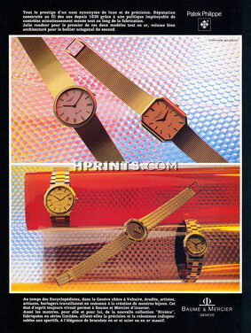 Patek Philippe, Baume & Mercier 1980