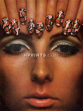 Guy Bourdin 1967 Nail Art Michael Horn, Fashion Photography