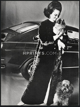 Women and Cars 1965 Pekingese Dog, Lady Tavistock