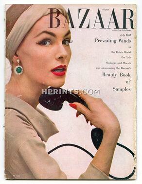 Harper's Bazaar July 1952 Photo Richard Avedon