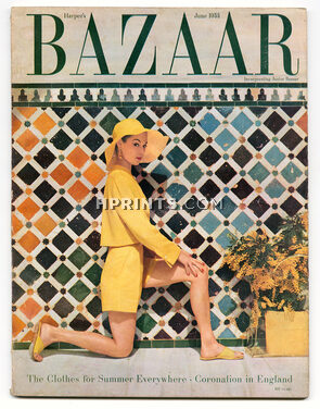 Harper's Bazaar June 1953 Photo Louise Dahl-Wolfe