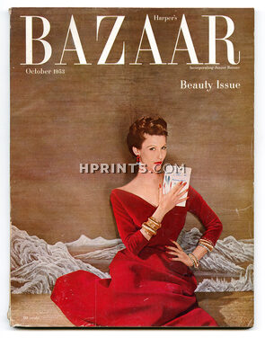 Harper's Bazaar October 1953 Beauty Issue, Photo Louise Dahl-Wolfe