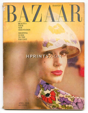 Harper's Bazaar April 1959 Cover Saul Leiter