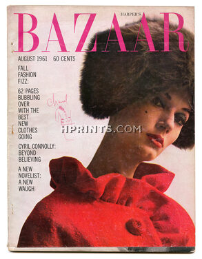 Harper's Bazaar August 1961 Cover by Sokolsky