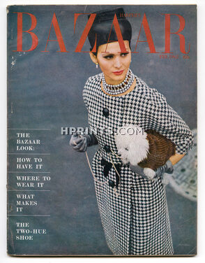 Harper's Bazaar February 1962 Cover by Louis Faurer