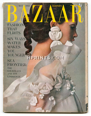 Harper's Bazaar May 1968 Cover Neal Barr, Castillo