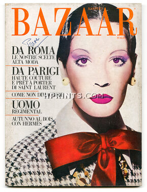 Harper's Bazaar Italia Settembre 1972 Roma, Parigi, Cover Bob Krieger