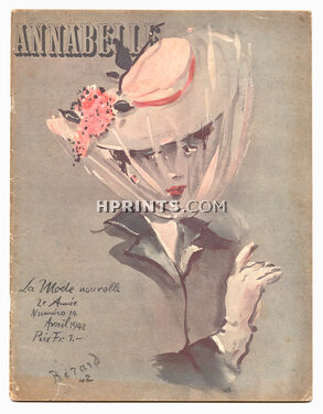 Annabelle (Edition Française) 1942 Avril N°14, Christian Bérard, Zoltan Kemeny