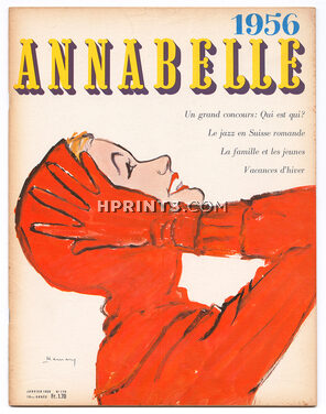 Annabelle 1956 Janvier, N°179, Zoltan Kemeny